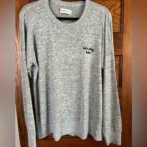 Abercrombie & Fitch Gray Long Sleeve Top, XL